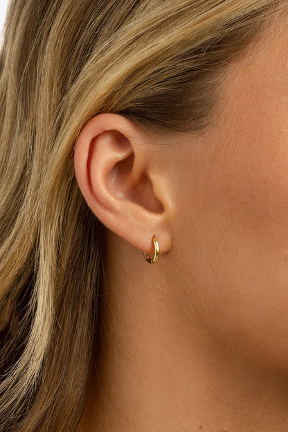 Eli 8mm Mini Huggie Earrings