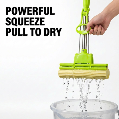 All-in-One Foldable Floor Cleaning Squeeze Mop