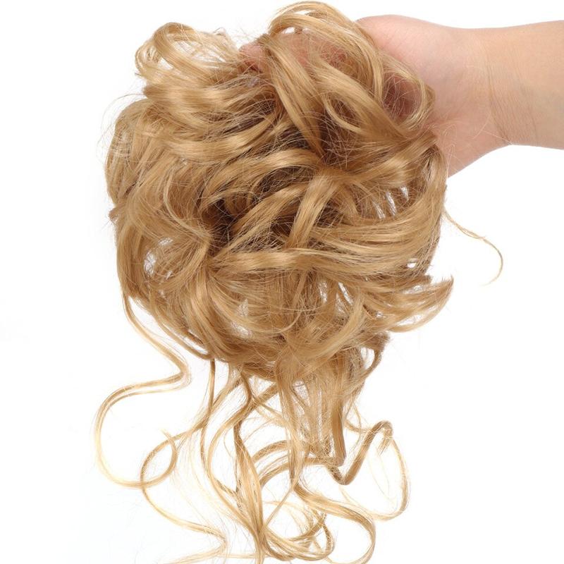 💗💗LAST DAY - BUY 1 GET 1 FREE + FREE GIFT!!💗Messy Curly Hair Bun Scrunchie Extensions