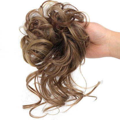 💗💗LAST DAY - BUY 1 GET 1 FREE + FREE GIFT!!💗Messy Curly Hair Bun Scrunchie Extensions