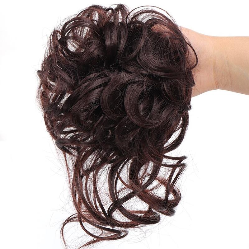 💗💗LAST DAY - BUY 1 GET 1 FREE + FREE GIFT!!💗Messy Curly Hair Bun Scrunchie Extensions