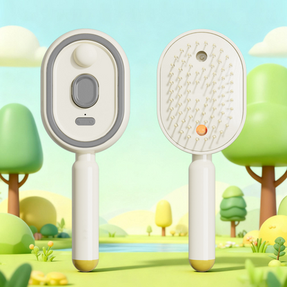 💖LAST DAY SALE 60% OFF💁‍♀️✨Electric Spray Air Cushion Massage Comb💨| Self-Cleaning Anti-Tangle ✨ | Perfect for Dry, Brittle Hair 💧🌟